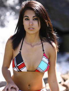 girl from Mono Hot Springs, California